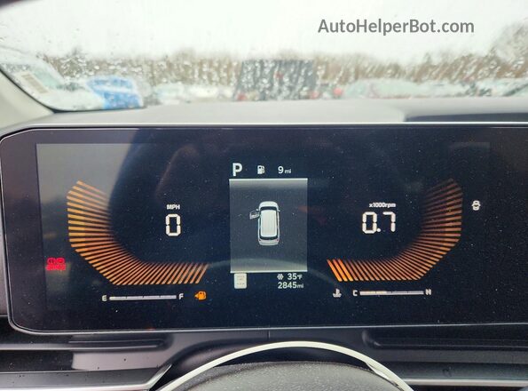 KNDNB5K31S6535343 2025 KIA CARNIVAL Угольный Вид щитка приборов