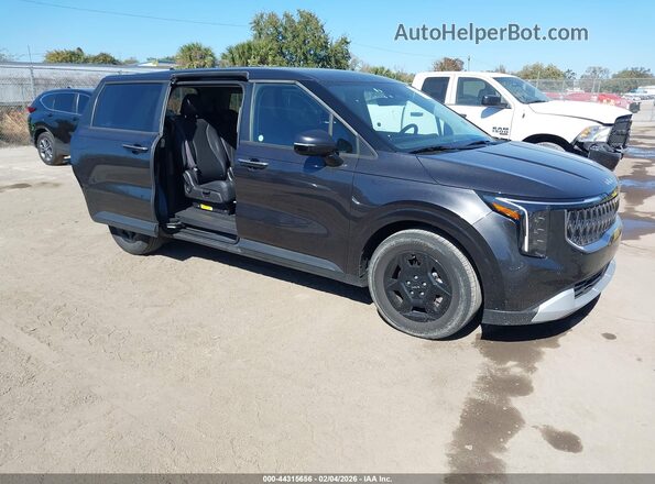 KNDNB5K36S6523477 2025 KIA CARNIVAL MPV Черный Передняя правая четверть
