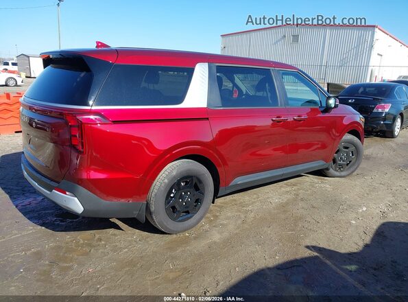 KNDNB5K38S6539728 2025 KIA CARNIVAL MPV Бордовый Задняя правая четверть