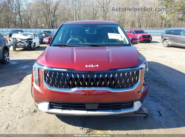 KNDNB5K38S6539728 2025 KIA CARNIVAL MPV Бордовый Вид щитка приборов
