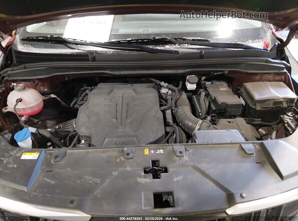 KNDNC5H31R6432230 2024 KIA CARNIVAL MPV Бордовый Вид сзади