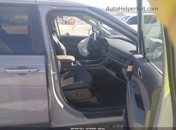 KNDNC5KA2S6048695 2025 KIA CARNIVAL MPV HYBRID Серый Вид салона спереди