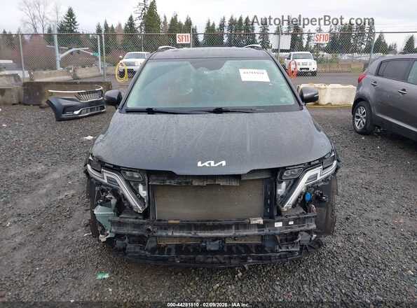 KNDNE5H30P6267343 2023 KIA CARNIVAL MPV Серый Вид задней части салона