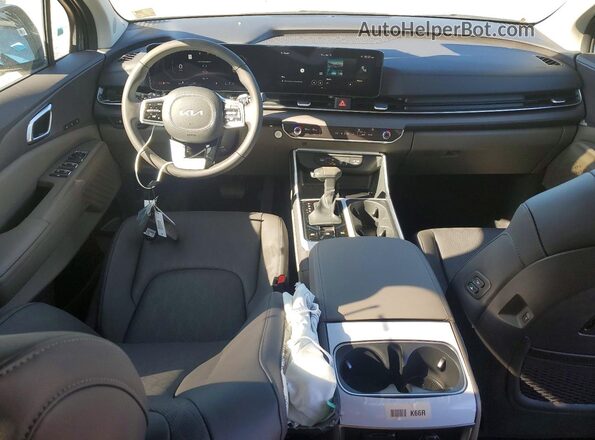 KNDNE5K38T6589957 2026 KIA CARNIVAL Синий Вид панели приборов