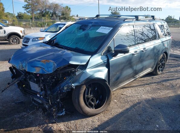 KNDNE5KA0T6096756 2026 KIA CARNIVAL MPV HYBRID Gray Передня ліва чверть