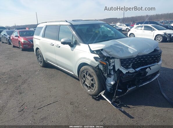 KNDNE5KA4S6061474 2025 KIA CARNIVAL MPV HYBRID Серый Передняя правая четверть