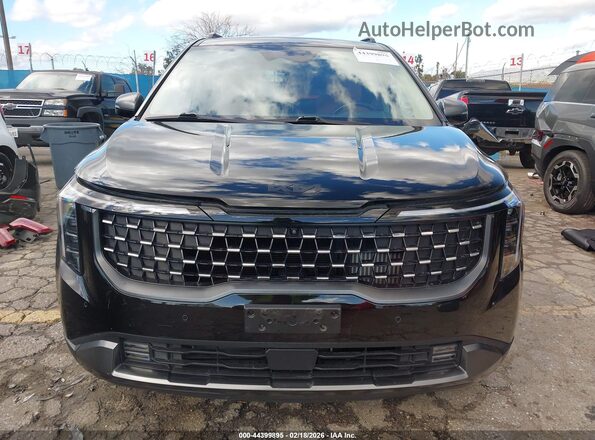 KNDNE5KA5S6036955 2025 KIA CARNIVAL MPV HYBRID Черный Вид задней части салона