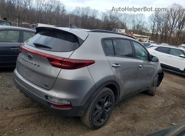 KNDP6CAC0M7911451 2021 KIA SPORTAGE Silver Tył prawy
