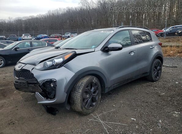 KNDP6CAC0M7911451 2021 KIA SPORTAGE Silver Przód lewy