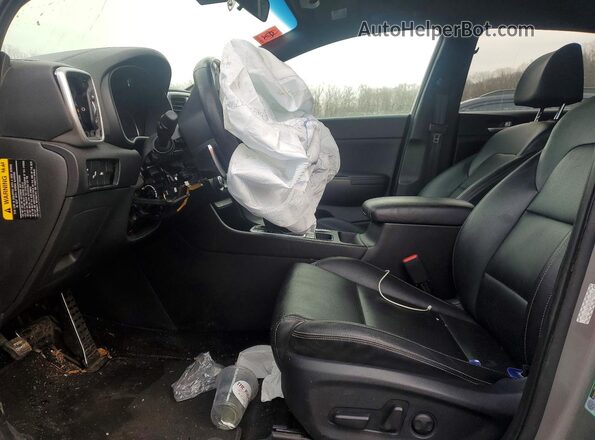 KNDP6CAC0M7911451 2021 KIA SPORTAGE Silver Widok wnętrza z przodu