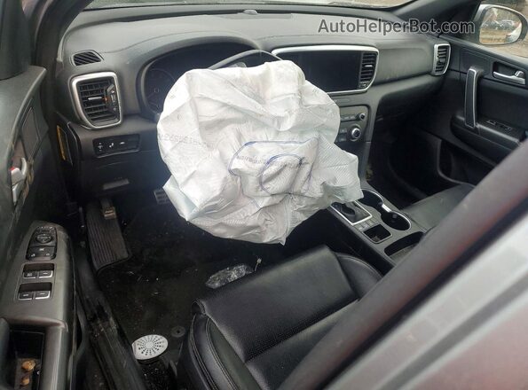 KNDP6CAC0M7911451 2021 KIA SPORTAGE Silver Widok deski rozdzielczej