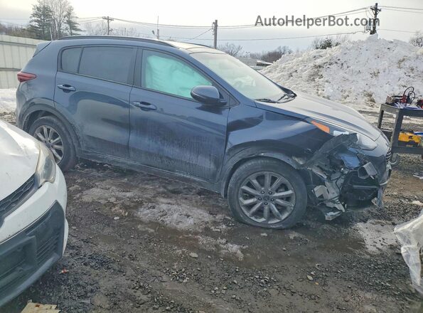 KNDP6CAC1N7957419 2022 KIA SPORTAGE Синий Передняя правая четверть