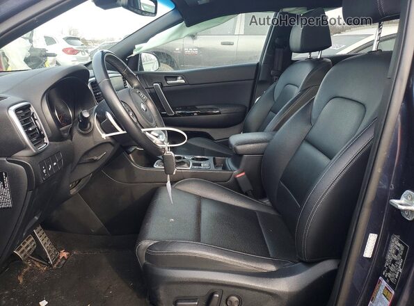 KNDP6CAC1N7957419 2022 KIA SPORTAGE Синий Вид салона спереди