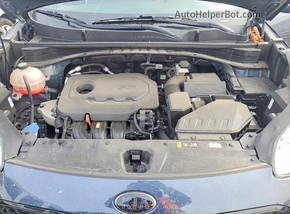 KNDP6CAC1N7957419 2022 KIA SPORTAGE Синий Вид подкапотного пространства