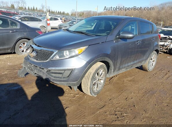 KNDPB3AC6G7809359 2016 KIA SPORTAGE Серый Передняя левая четверть