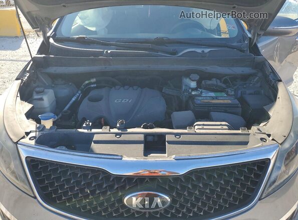 KNDPC3ACXG7870596 2016 KIA SPORTAGE Gray Widok komory silnika