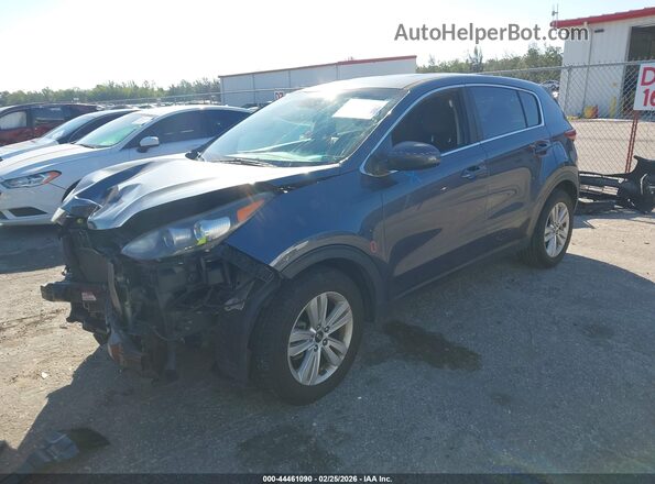 KNDPM3AC0K7491256 2019 KIA SPORTAGE Light Blue Передня ліва чверть