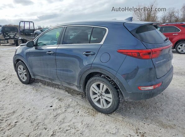 KNDPM3AC0K7626820 2019 KIA SPORTAGE Синий Задняя левая четверть