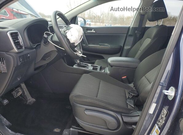 KNDPM3AC0K7626820 2019 KIA SPORTAGE Синий Вид салона спереди