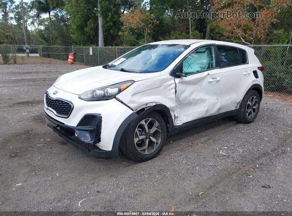 KNDPM3AC0N7027808 2022 KIA SPORTAGE Белый Передняя левая четверть