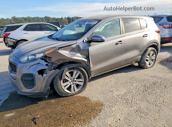KNDPM3AC3K7560652 2019 KIA SPORTAGE Серый Передняя левая четверть
