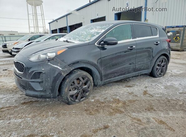 KNDPM3AC7N7969077 2022 KIA SPORTAGE Черный Передняя левая четверть