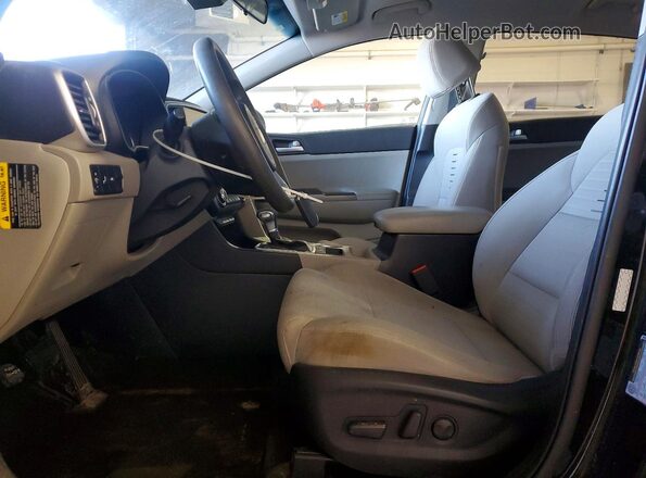 KNDPM3AC7N7969077 2022 KIA SPORTAGE Черный Вид салона спереди