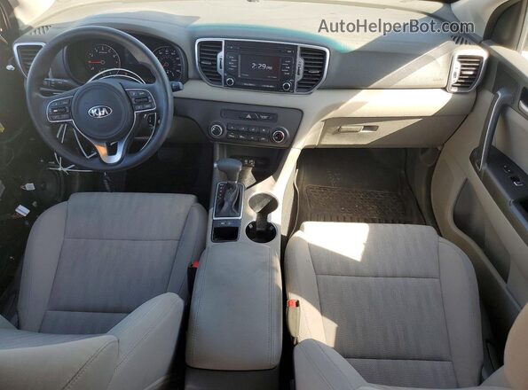 KNDPM3AC8K7590181 2019 KIA SPORTAGE Gray Vista del salpicadero