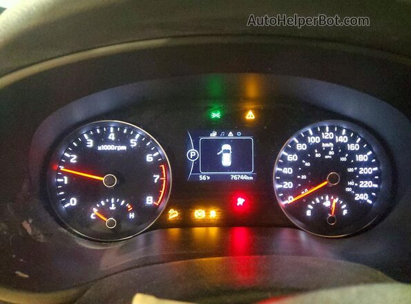 KNDPM3AC9K7571087 2019 KIA SPORTAGE Blue Սարքավորումների վահանակի տեսք