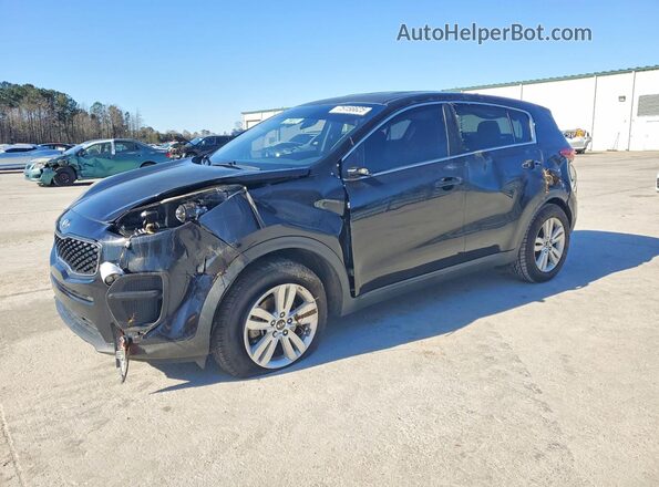 KNDPM3AC9K7594305 2019 KIA SPORTAGE Черный Передняя левая четверть
