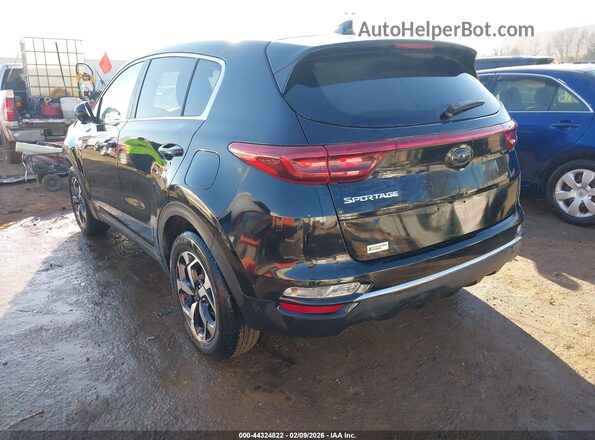 KNDPM3AC9M7933261 2021 KIA SPORTAGE Black Trasero izquierdo