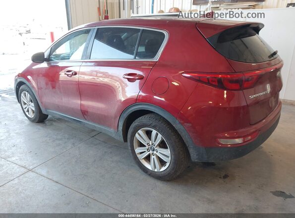KNDPM3ACXK7554072 2019 KIA SPORTAGE Red Задня ліва чверть