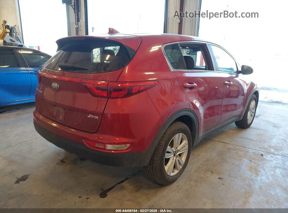 KNDPM3ACXK7554072 2019 KIA SPORTAGE Red Задня права чверть