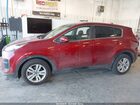 2019 Kia Sportage Lx Red vin: KNDPM3ACXK7554072