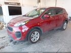 2019 Kia Sportage Lx Red vin: KNDPM3ACXK7554072