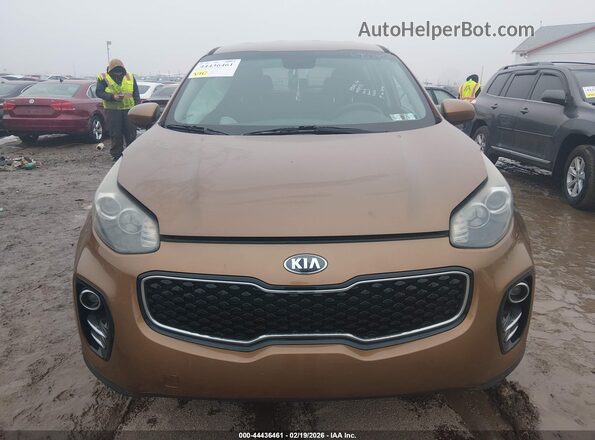 KNDPMCAC0K7576792 2019 KIA SPORTAGE Brown Вид щитка приладів