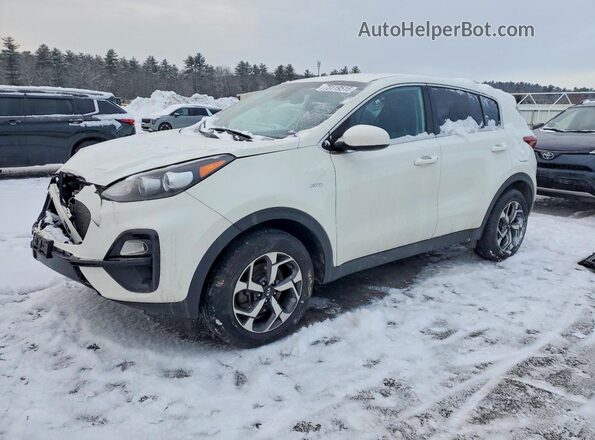 KNDPMCAC1L7811203 2020 KIA SPORTAGE White წინა მარცხენა ხედი სამი მეოთხედიდან