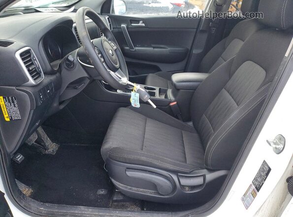 KNDPMCAC1L7811203 2020 KIA SPORTAGE White წინა სალონის ხედი