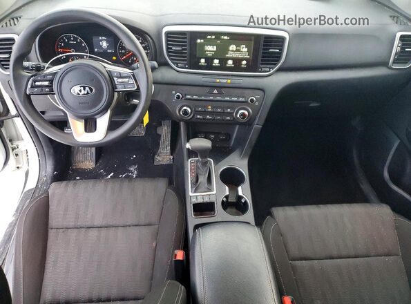 KNDPMCAC1L7811203 2020 KIA SPORTAGE White წინა პანელის ხედი