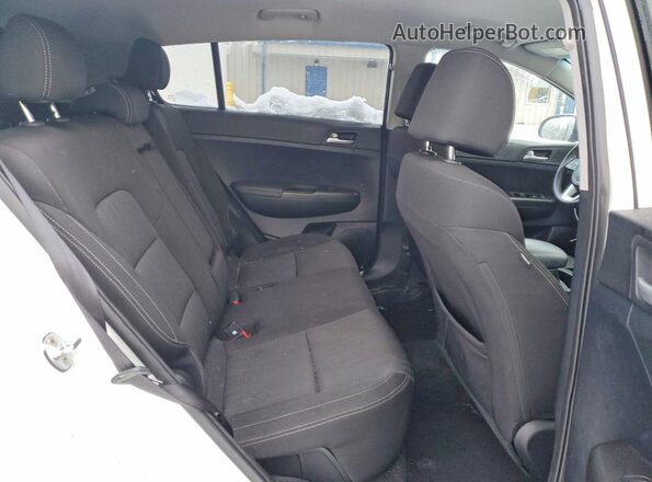 KNDPMCAC1L7811203 2020 KIA SPORTAGE White უკანა სავარძლების ხედი