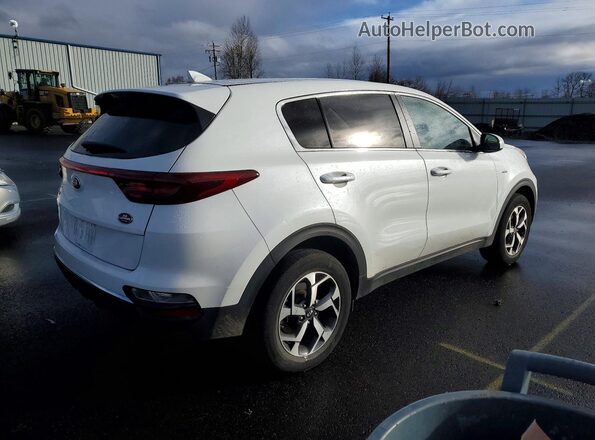 KNDPMCAC1M7896982 2021 KIA SPORTAGE Белый Задняя правая четверть
