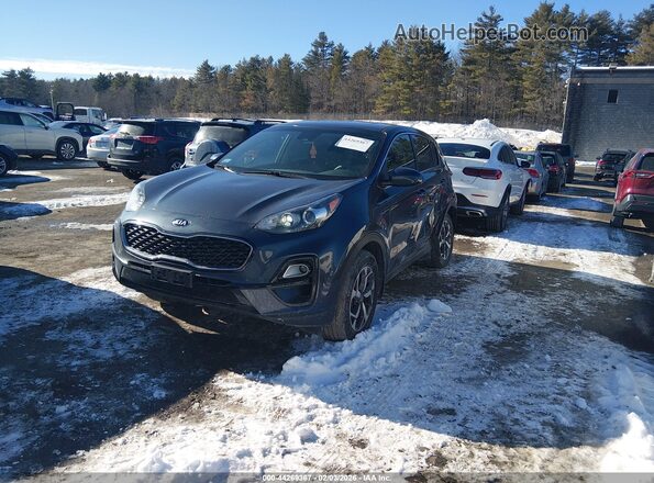KNDPMCAC2L7728363 2020 KIA SPORTAGE Blue Vista tres cuartos delantera izquierda
