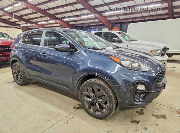 KNDPMCAC2N7017832 2022 KIA SPORTAGE Синий Передняя правая четверть