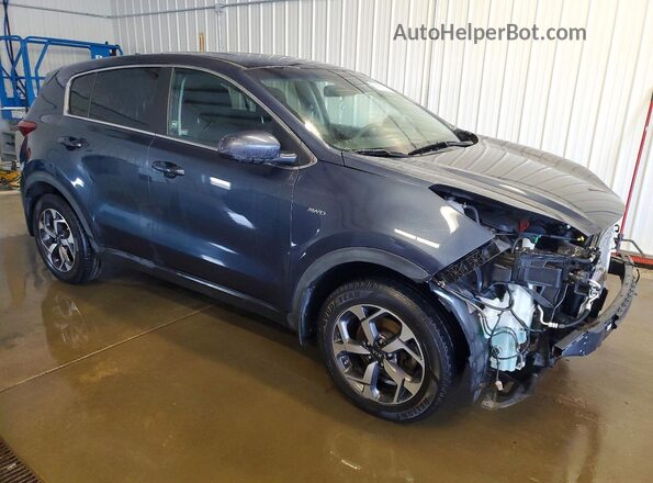 KNDPMCAC3N7999662 2022 KIA SPORTAGE Синий Передняя правая четверть