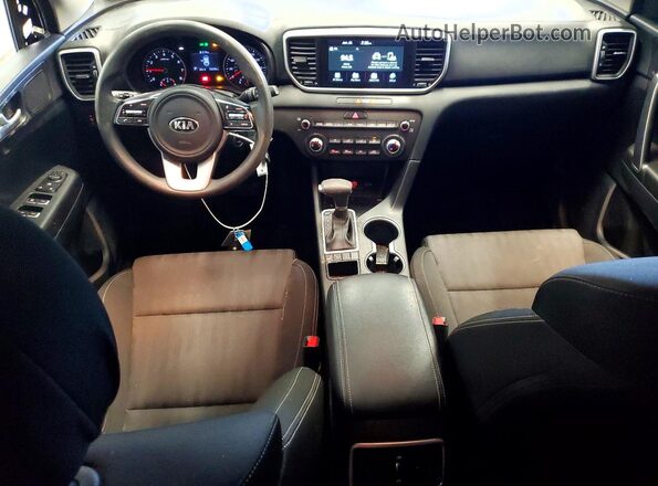 KNDPMCAC3N7999662 2022 KIA SPORTAGE Синий Вид панели приборов