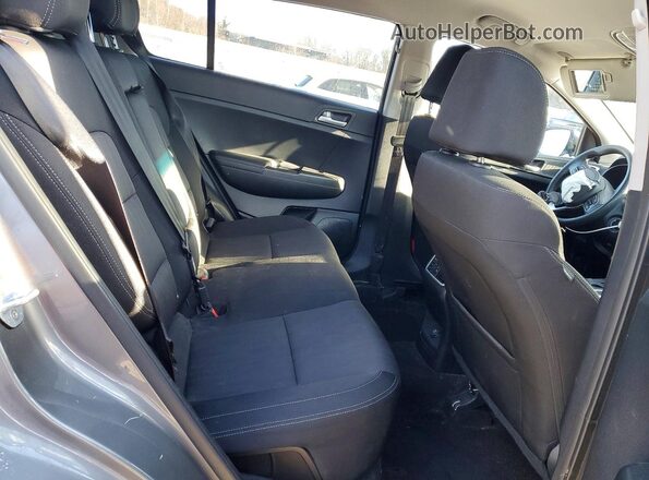 KNDPMCAC4K7503084 2019 KIA SPORTAGE Gray Widok wnętrza z tyłu