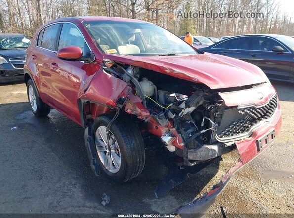 KNDPMCAC5J7458574 2018 KIA SPORTAGE Красный Вид спереди