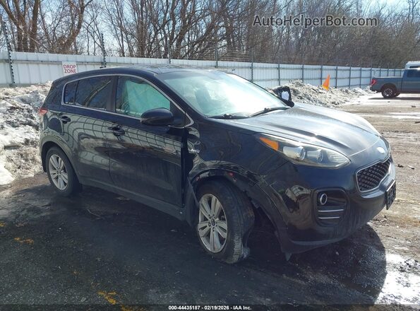 KNDPMCAC6J7389751 2018 KIA SPORTAGE Черный Передняя правая четверть