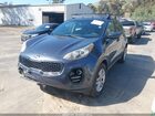 2018 Kia Sportage Lx Синий vin: KNDPMCAC8J7331964