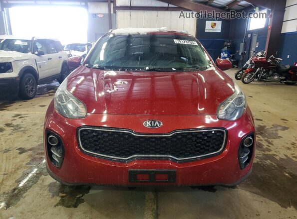 KNDPMCAC9H7271798 2017 KIA SPORTAGE Red Vista frontal